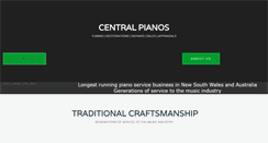 Desktop Screenshot of centralpianos.com.au