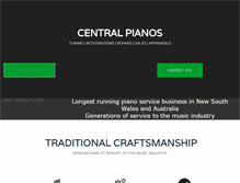 Tablet Screenshot of centralpianos.com.au